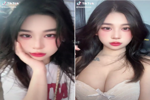 Tiktoker gợi cảm nằm nghiêng khám phá đam mê