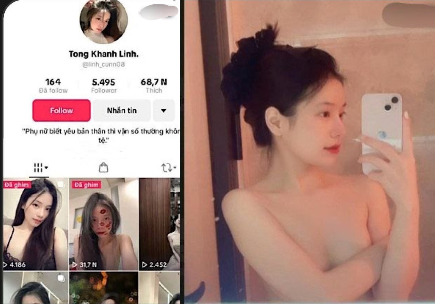 Full clip sex Tống Khánh Linh sexy mê hoặc