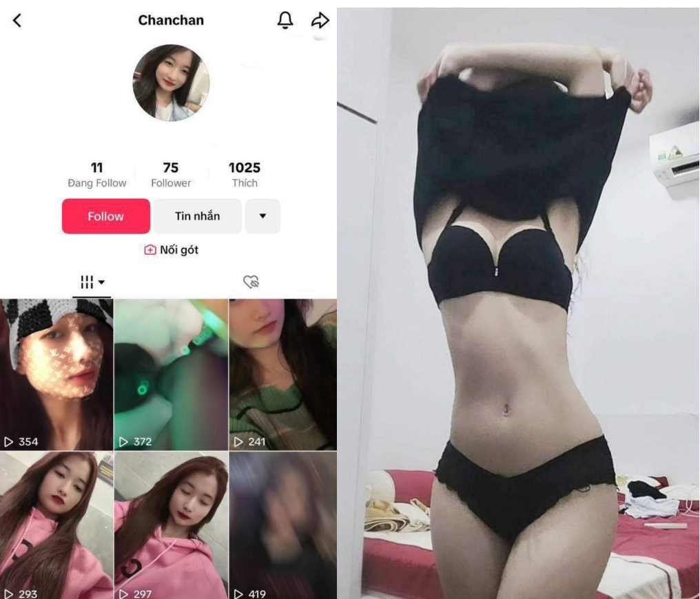Phim sex TikToker Chan Chan