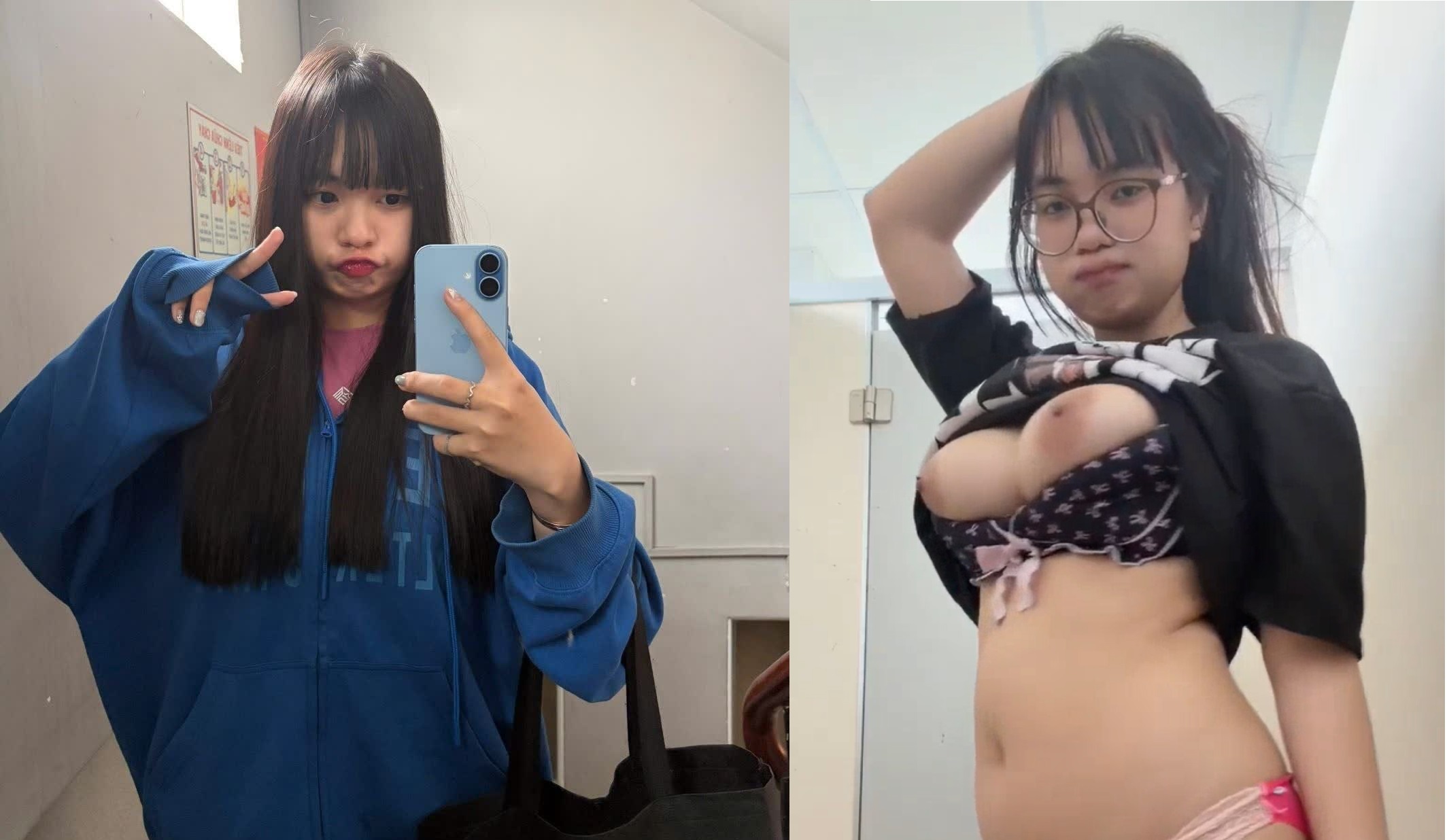Sinh viên ngực bự nũng nịu xin vét máng